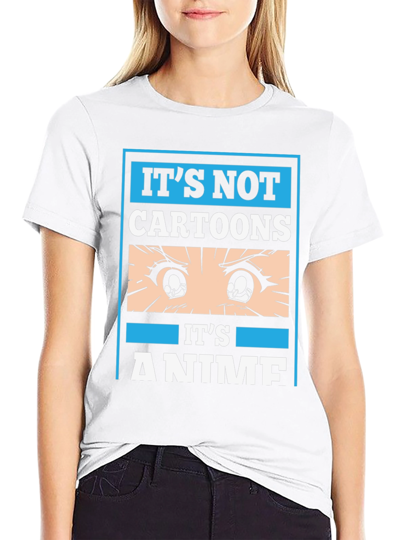 Anime Fan T-Shirt - Its Not Cartoons Its Anime!