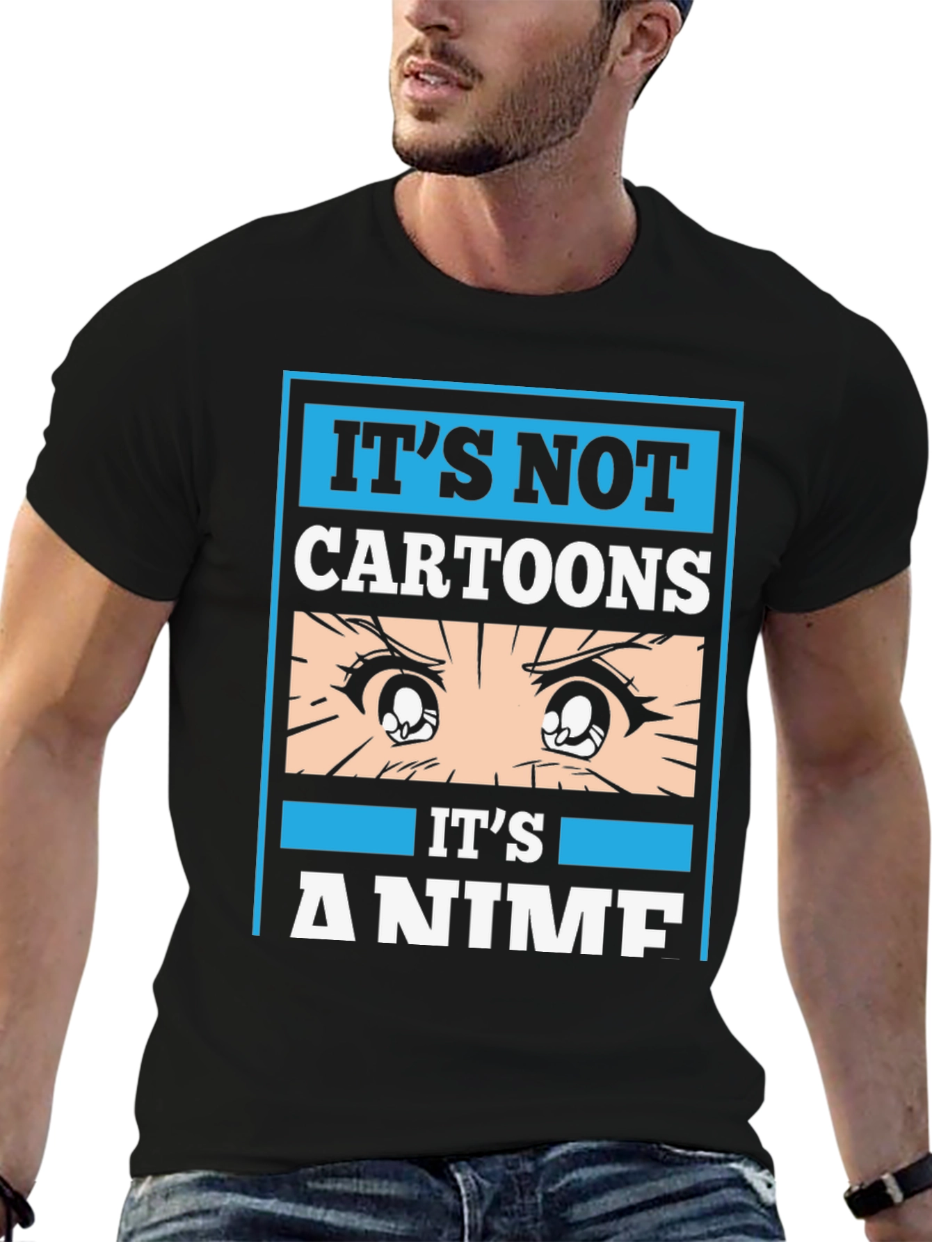 Anime Fan T-Shirt - Its Not Cartoons Its Anime!