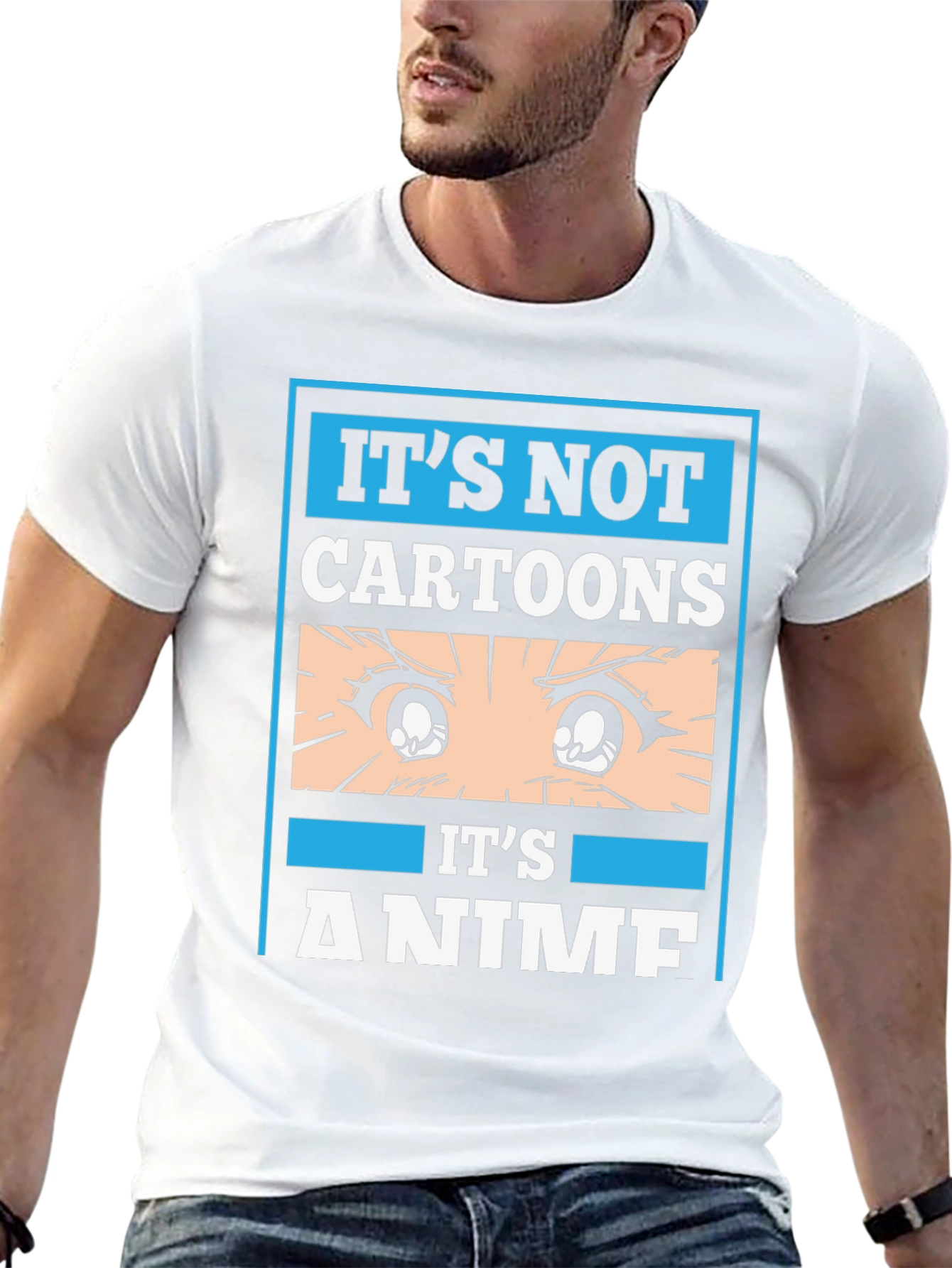 Anime Fan T-Shirt - Its Not Cartoons Its Anime!