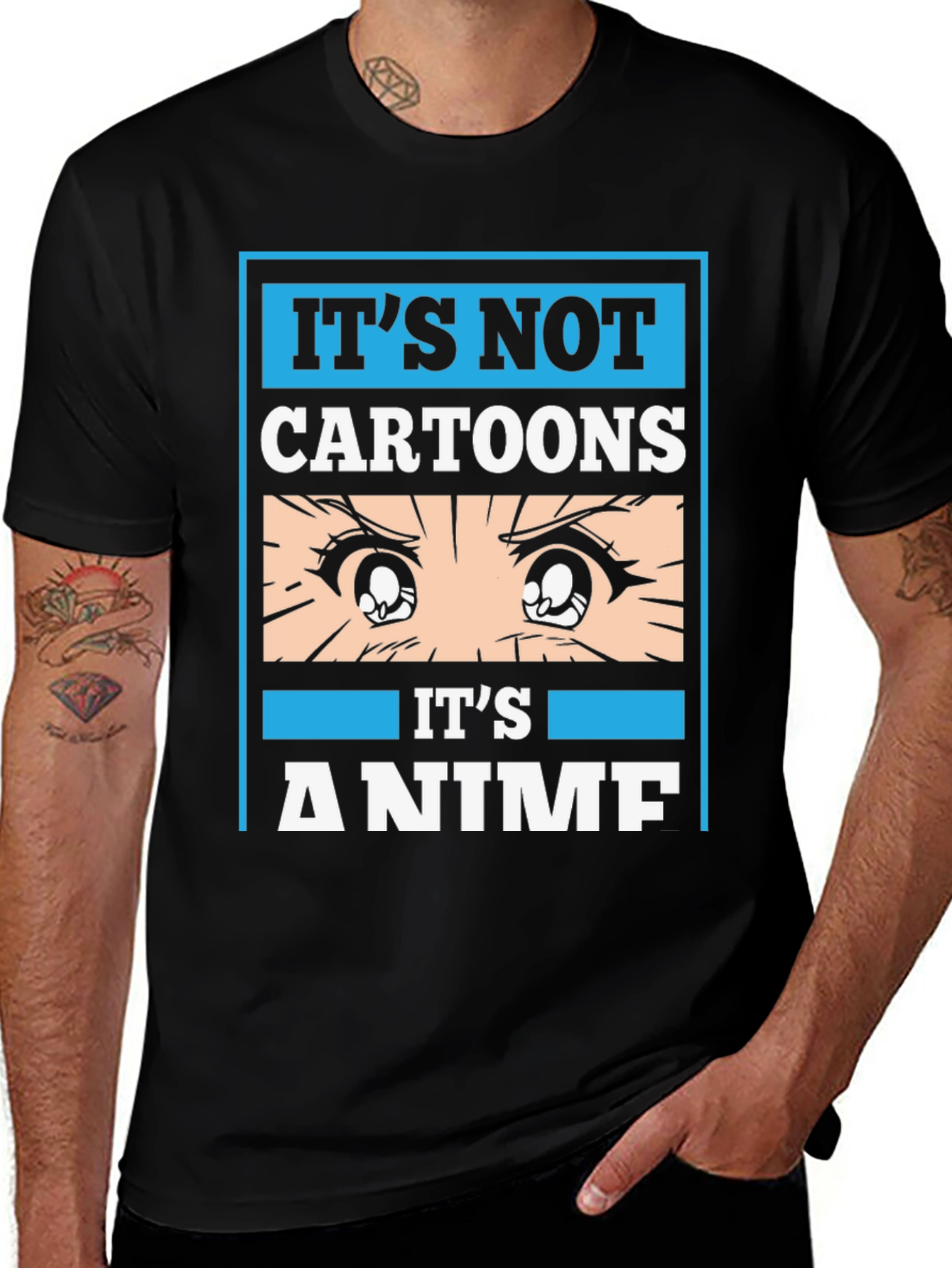 Anime Fan T-Shirt - Its Not Cartoons Its Anime!