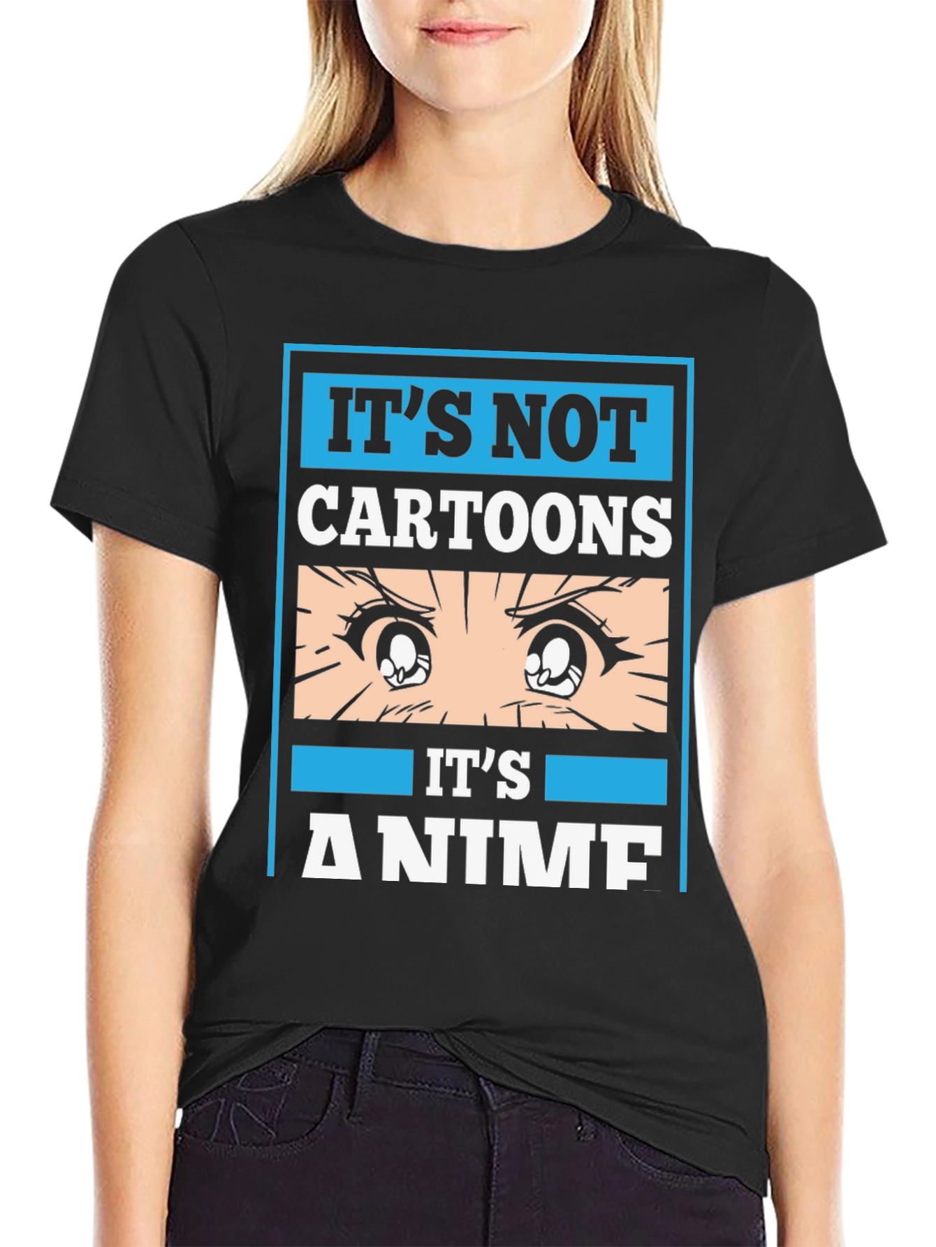 Anime Fan T-Shirt - Its Not Cartoons Its Anime!