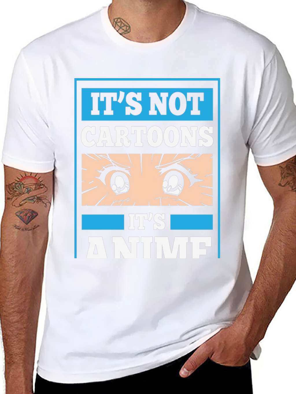 Anime Fan T-Shirt - Its Not Cartoons Its Anime!