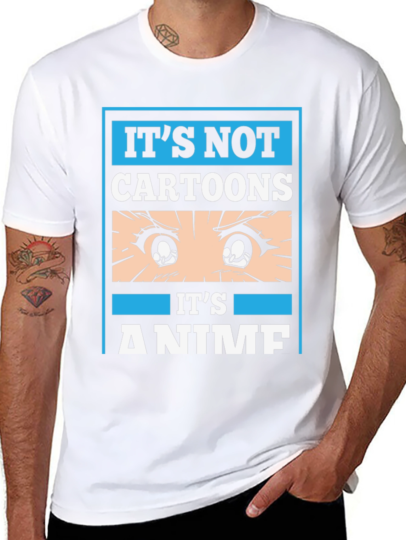 Anime Fan T-Shirt - Its Not Cartoons Its Anime!