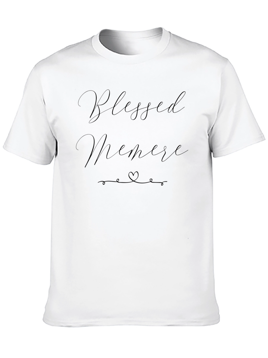 Blessed Memere Black T-Shirt