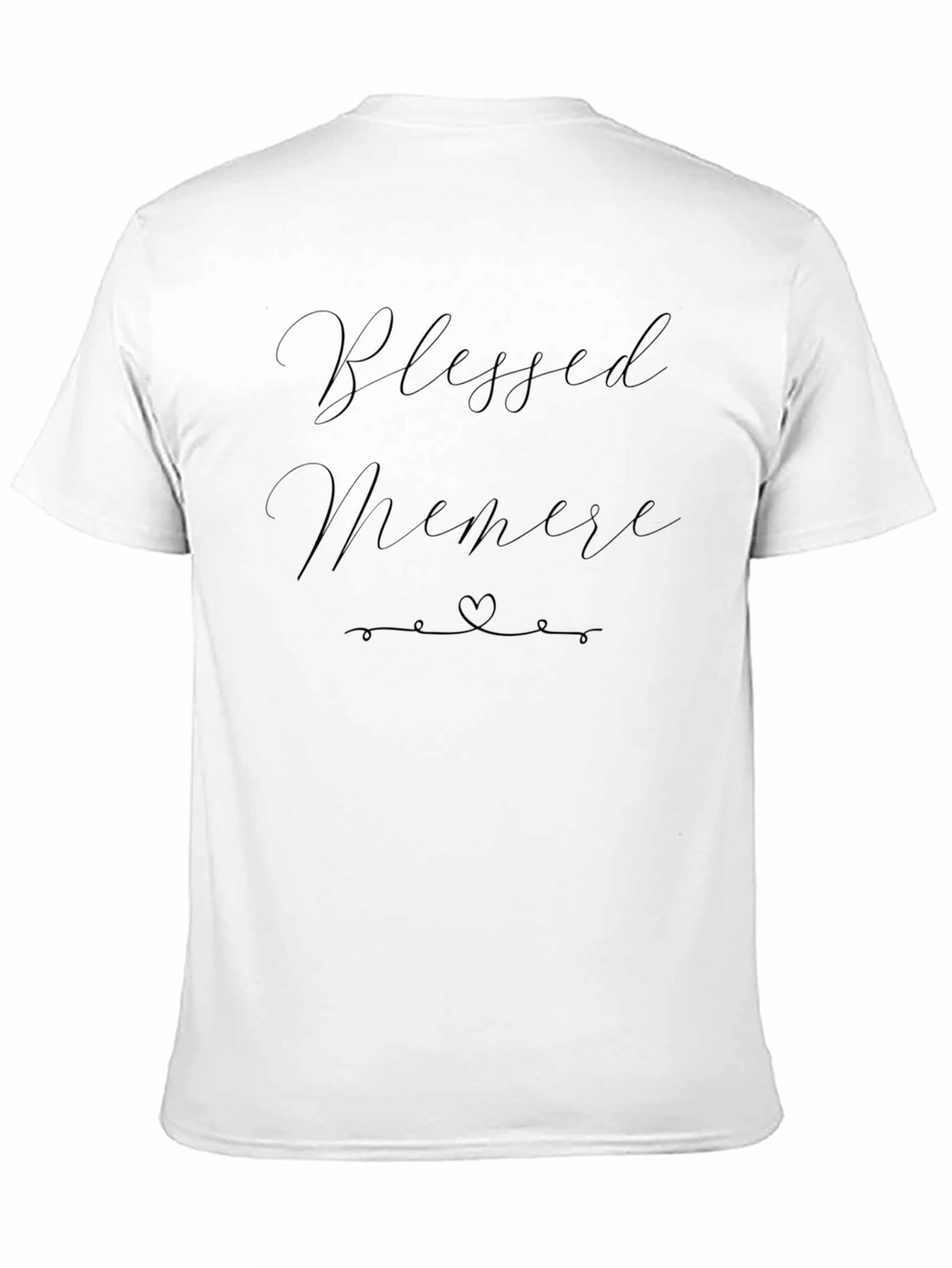 Blessed Memere Black T-Shirt