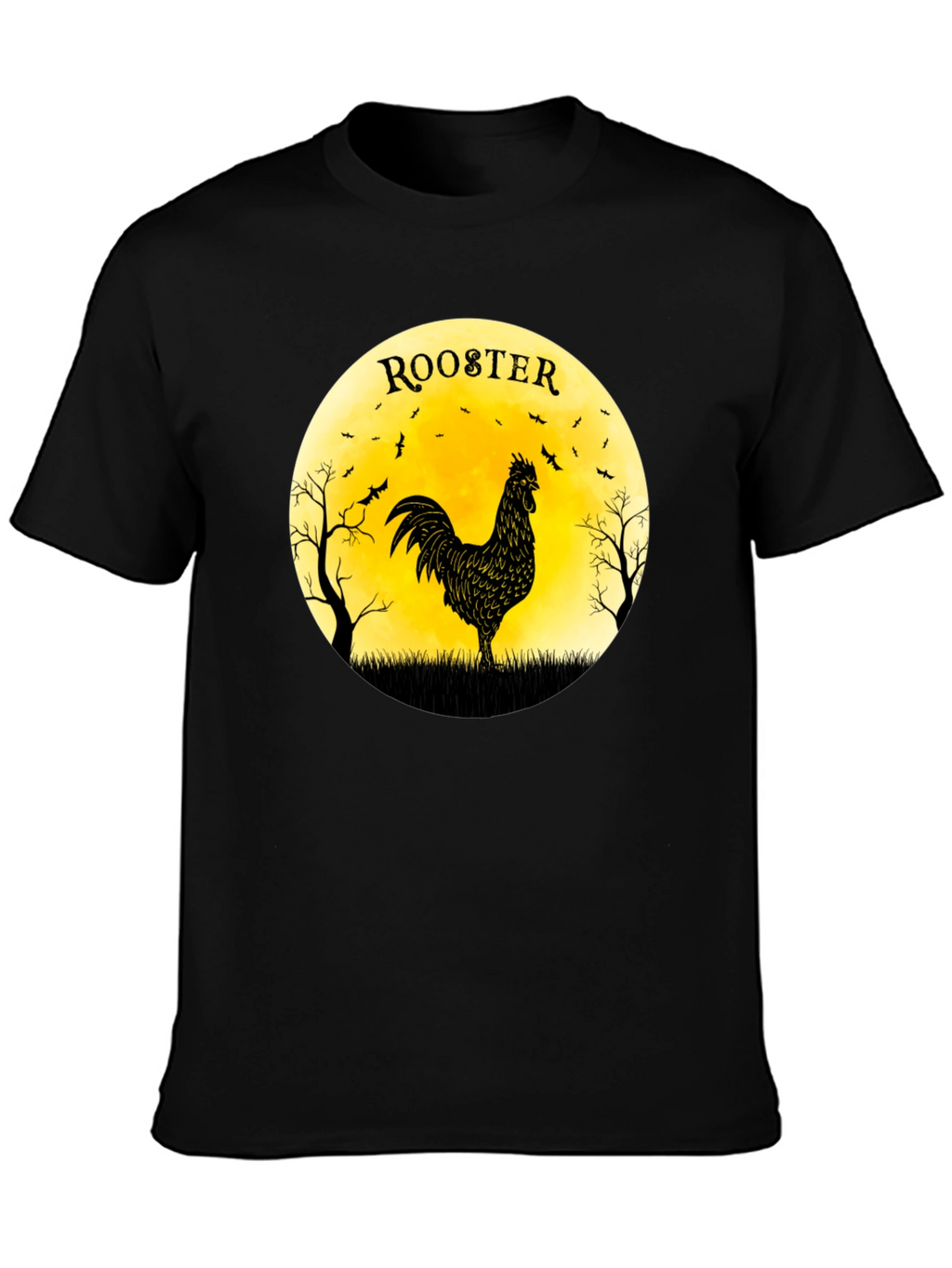 Rooster Silhouette Graphic Tee