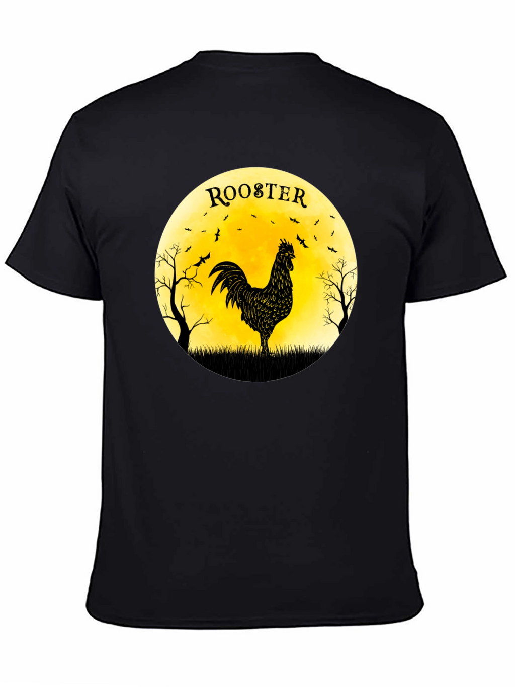 Rooster Silhouette Graphic Tee