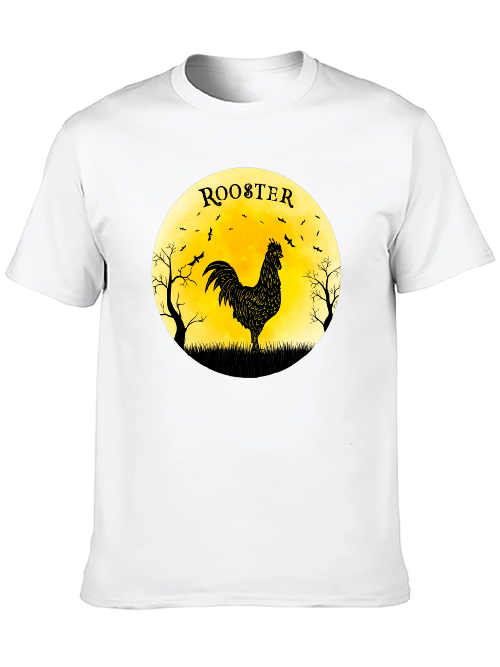 Rooster Silhouette Graphic Tee