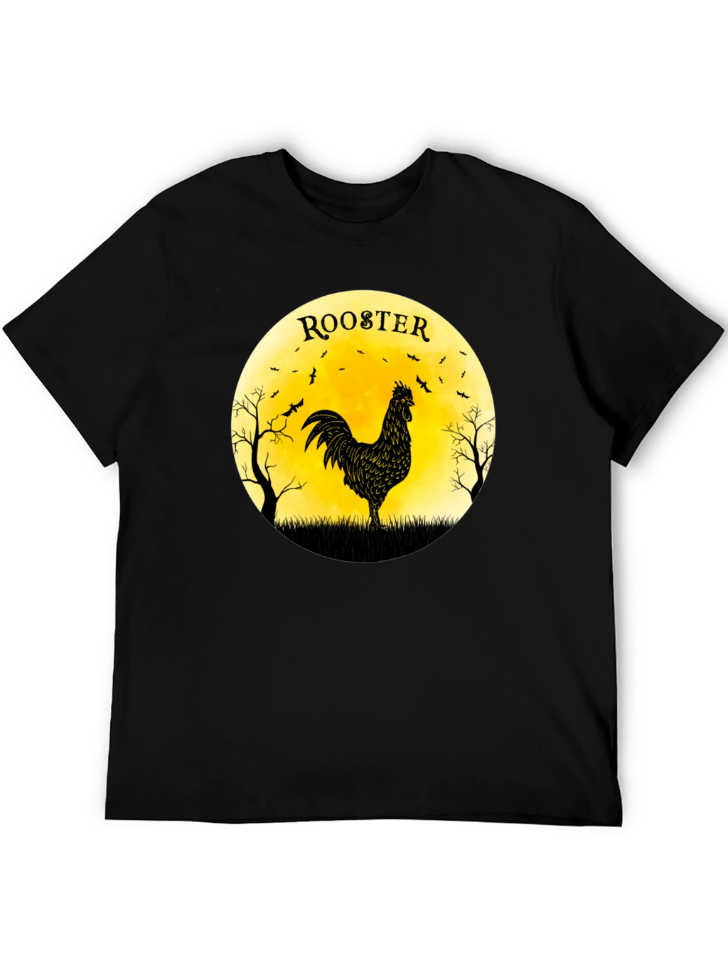 Rooster Silhouette Graphic Tee