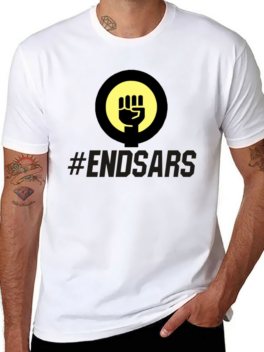 End SARS Graphic Print T-Shirt