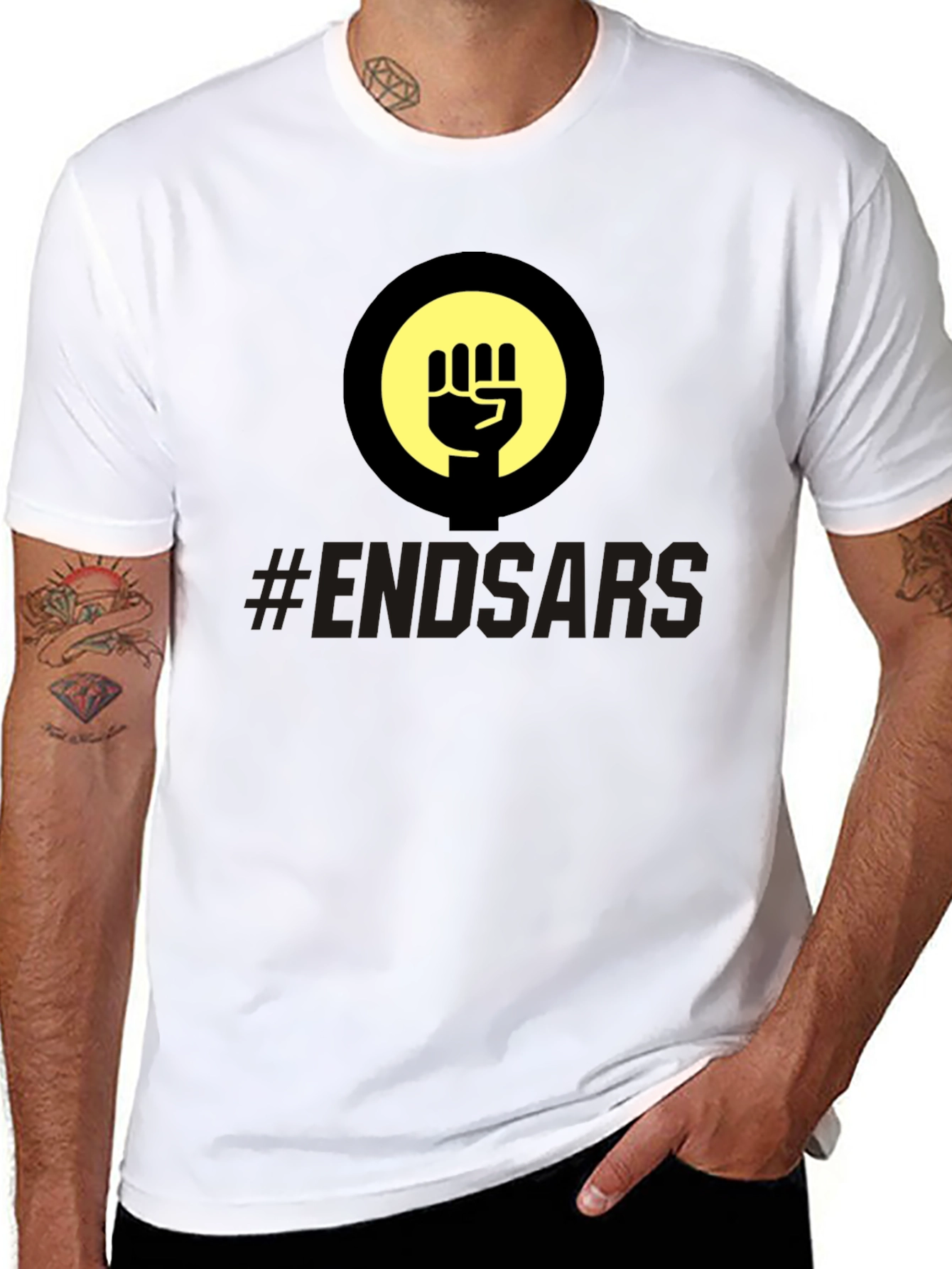 End SARS Graphic Print T-Shirt