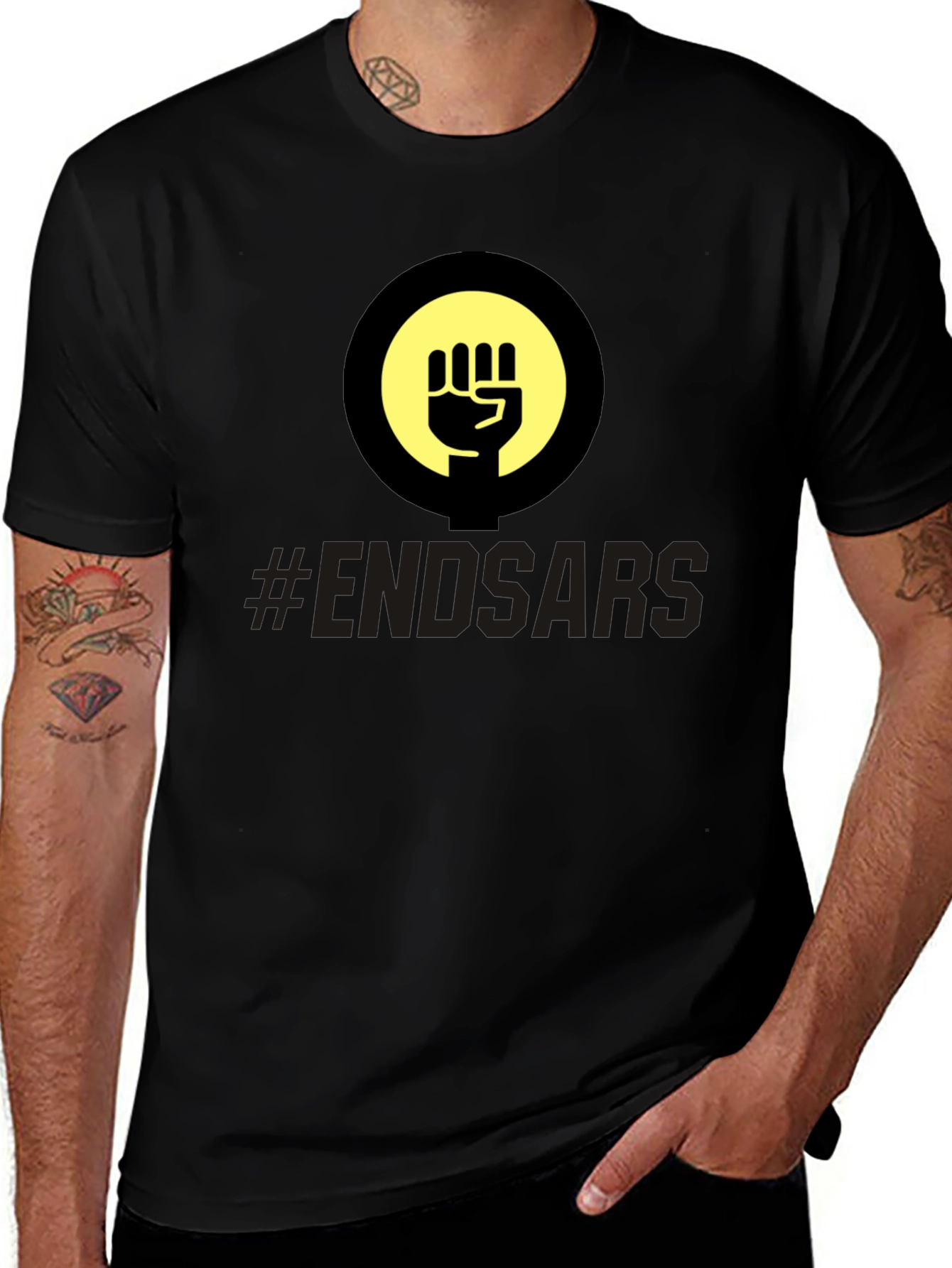 End SARS Graphic Print T-Shirt