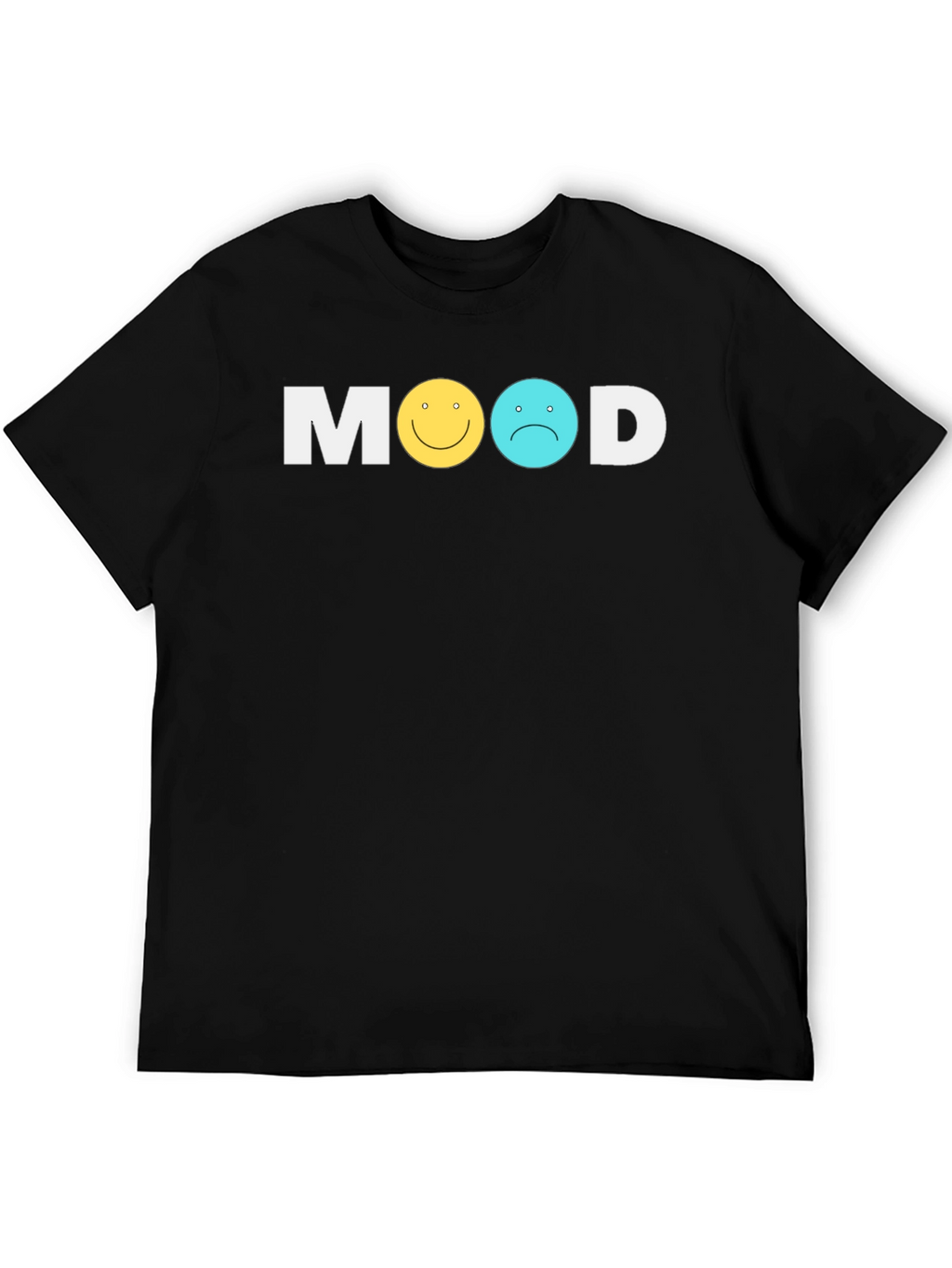 Mood Graphic Tee - Happy Sad T-Shirt