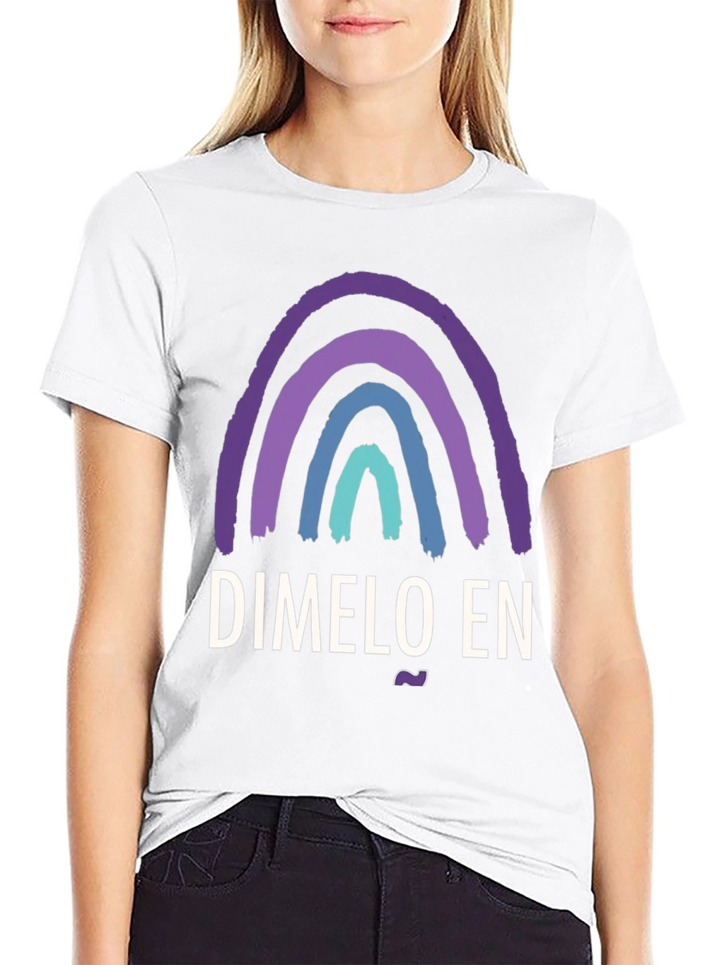 Dimelo En Rainbow T-Shirt