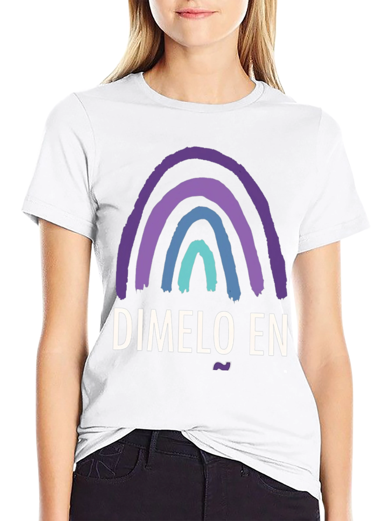 Dimelo En Rainbow T-Shirt