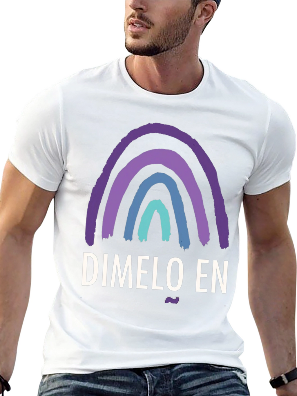 Dimelo En Rainbow T-Shirt