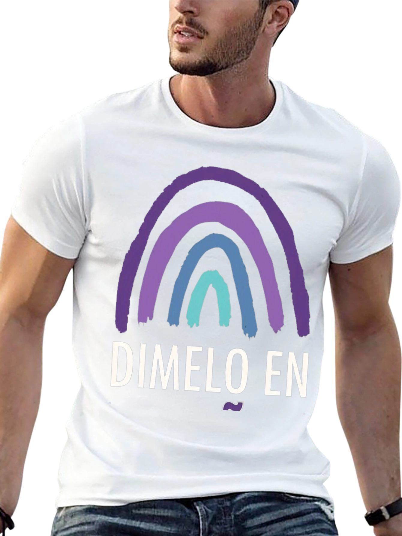 Dimelo En Rainbow T-Shirt