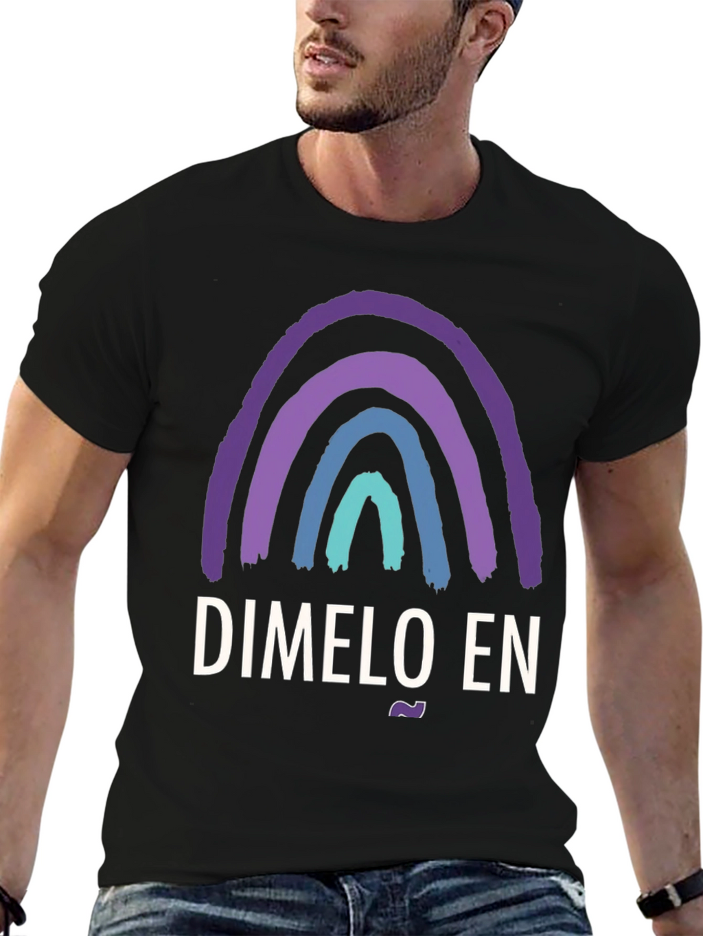 Dimelo En Rainbow T-Shirt