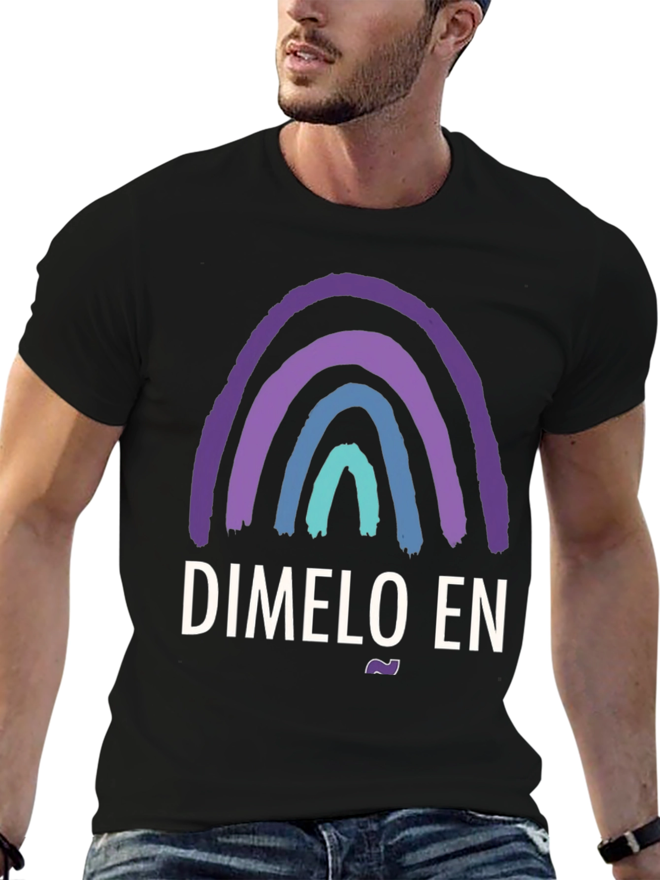 Dimelo En Rainbow T-Shirt