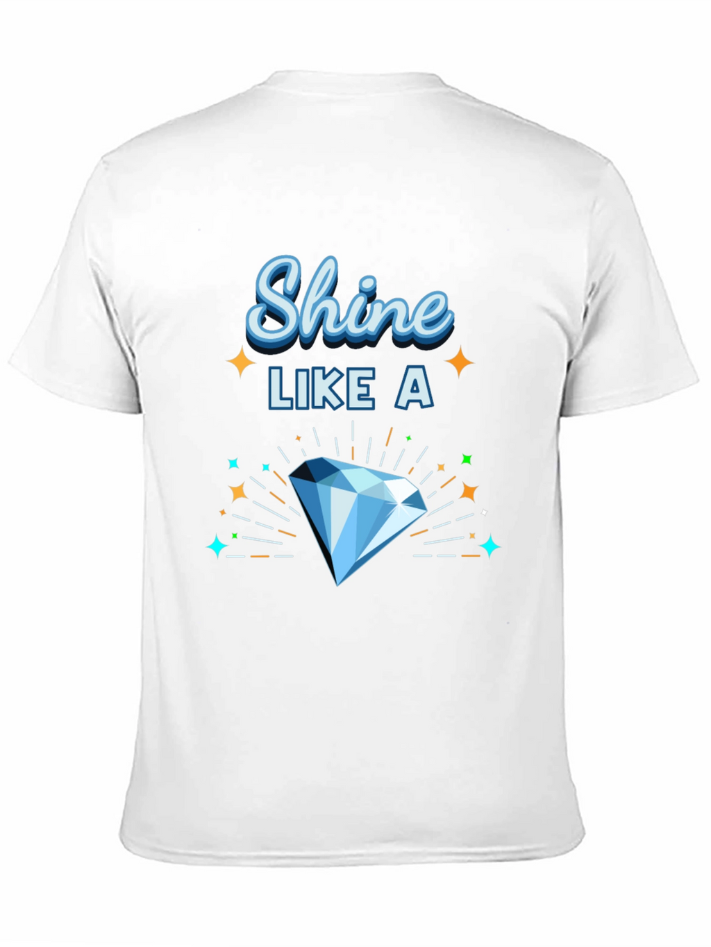 Shine Like a Diamond Graphic Tee - Black