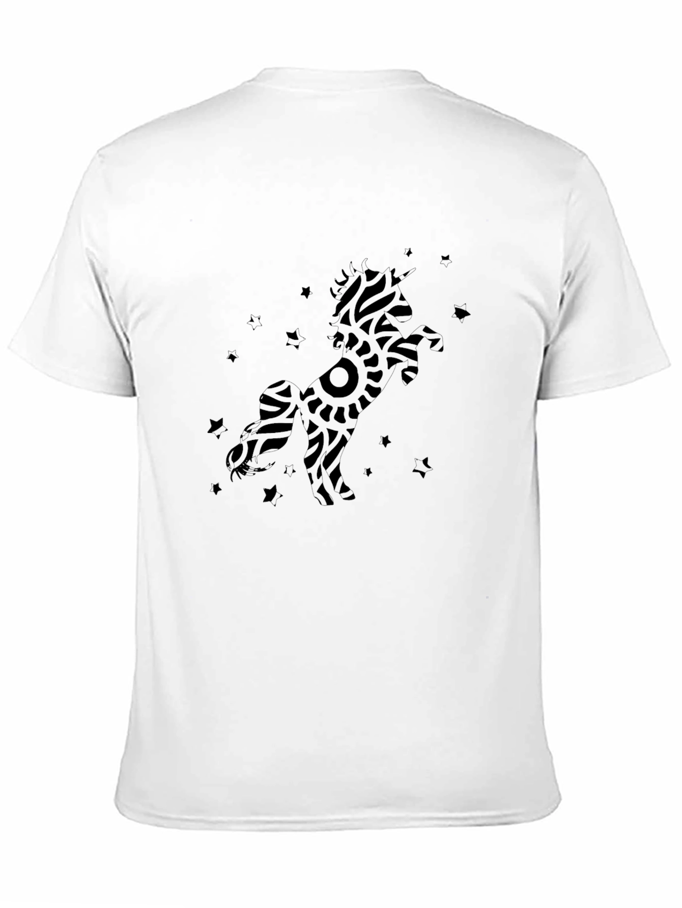 Black Unicorn Graphic Tee - Modern Style