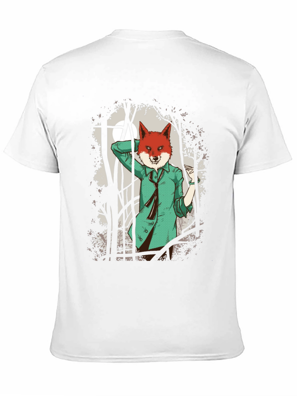 Fox in Suit Graphic Tee - Urban Style
