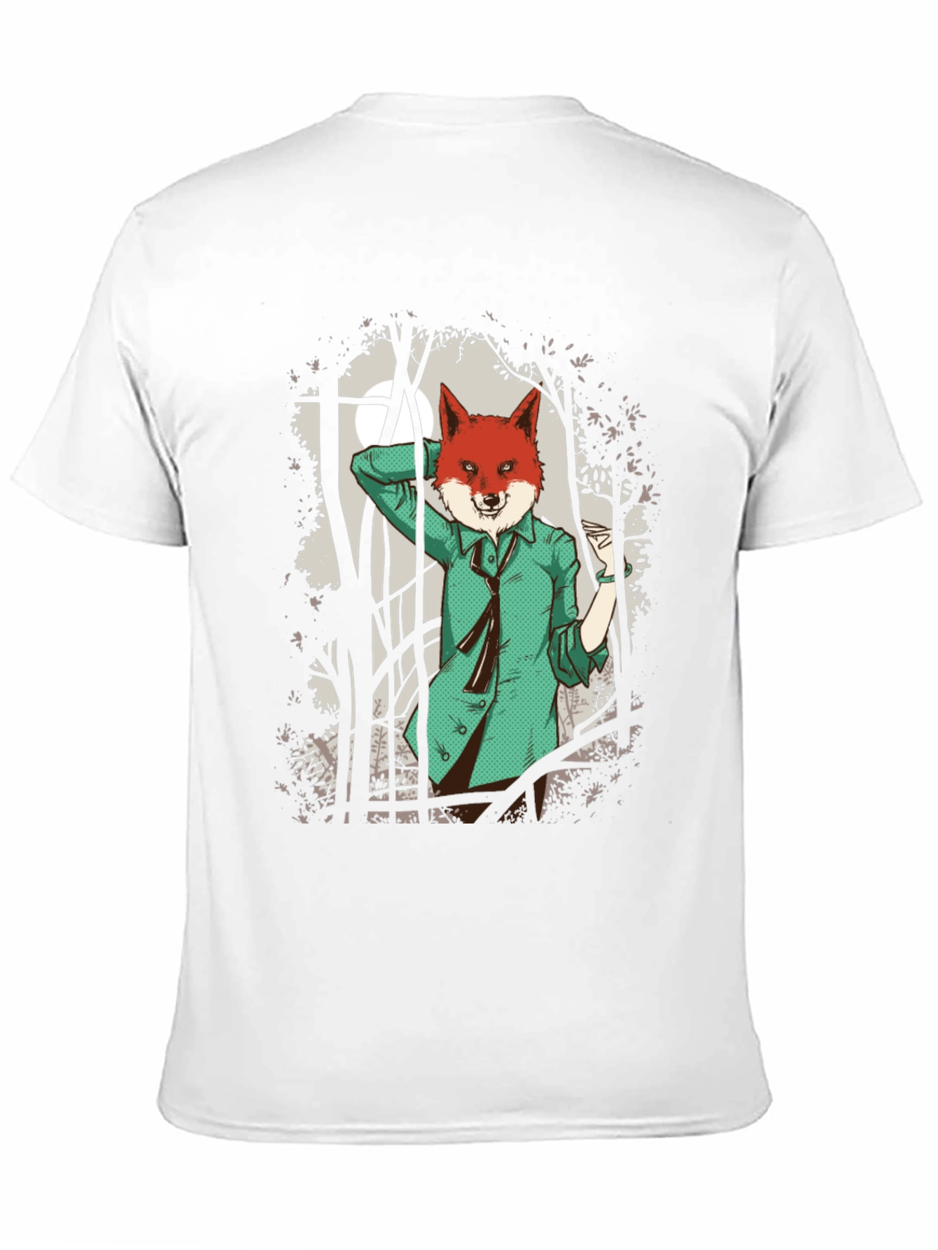 Fox in Suit Graphic Tee - Urban Style