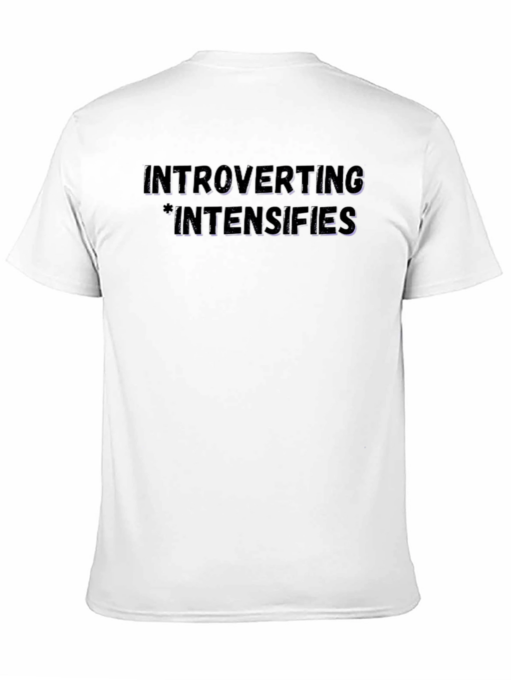 Introverting Intensifies Black Graphic Tee