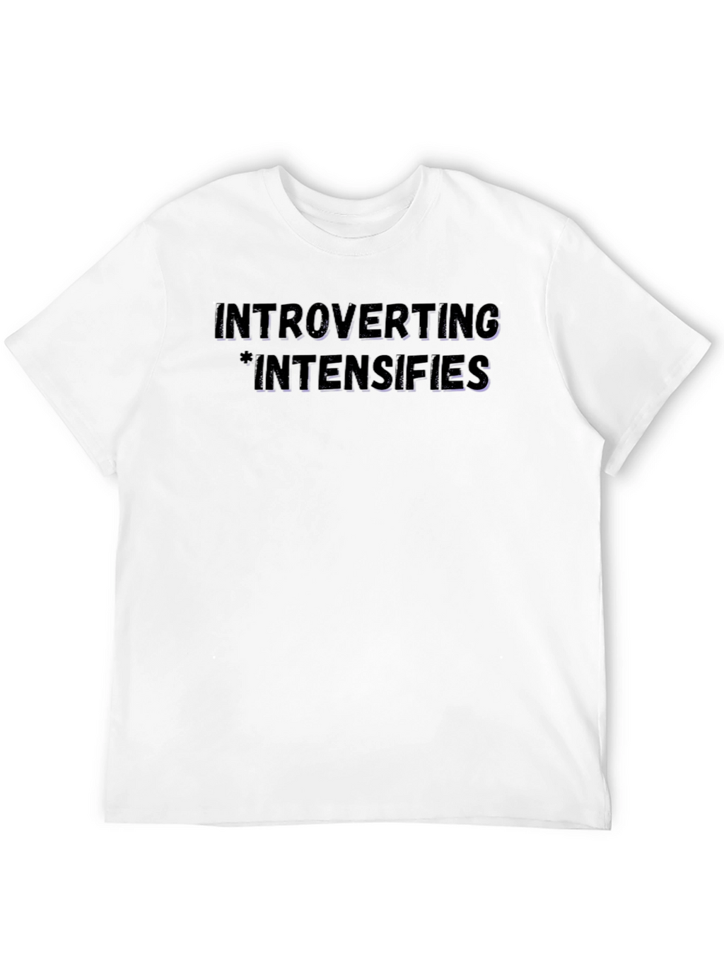 Introverting Intensifies Black Graphic Tee