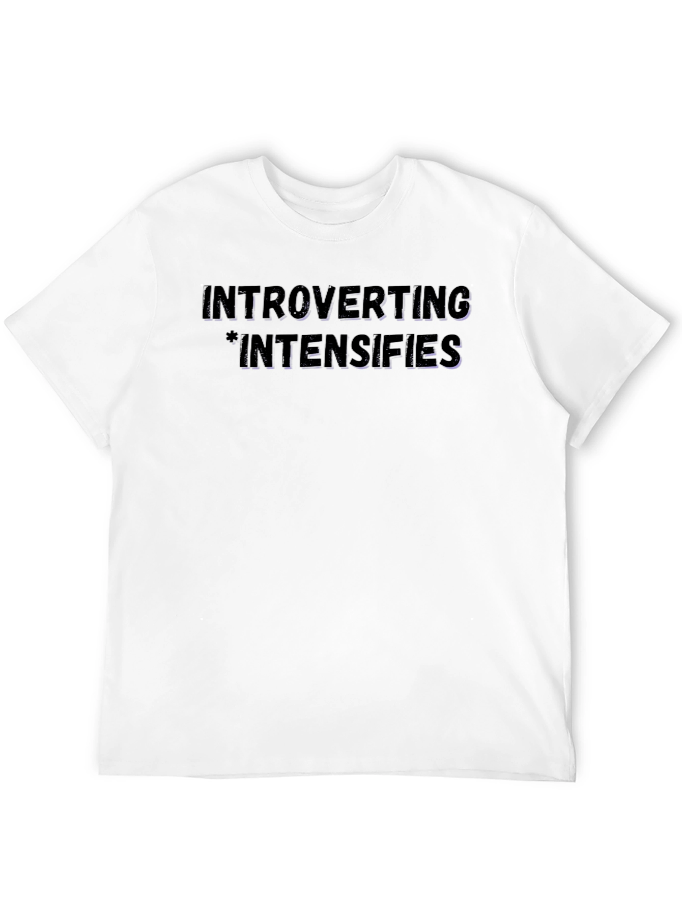Introverting Intensifies Black Graphic Tee
