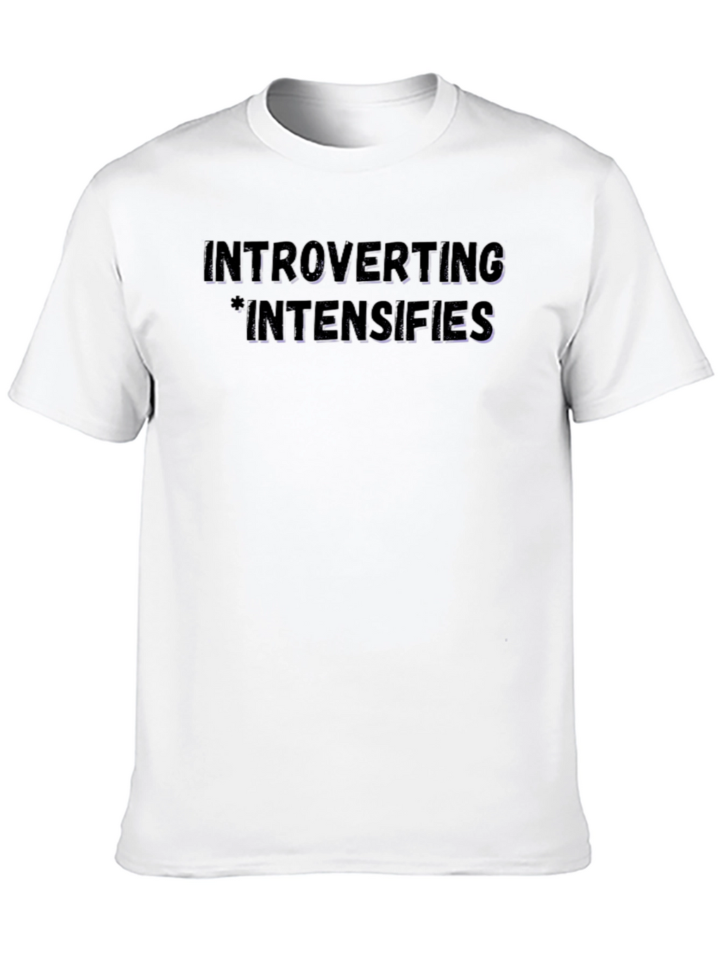 Introverting Intensifies Black Graphic Tee