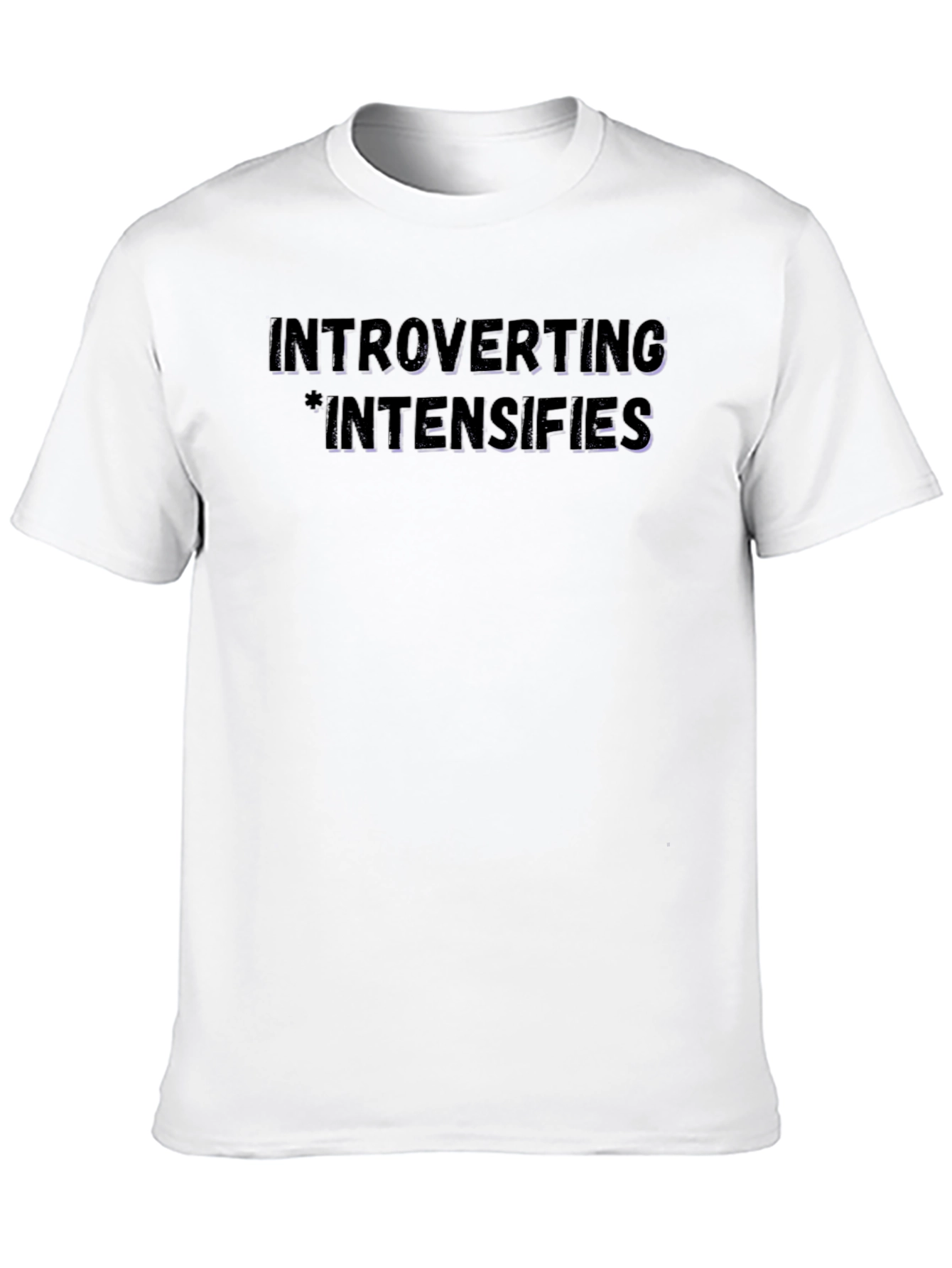 Introverting Intensifies Black Graphic Tee