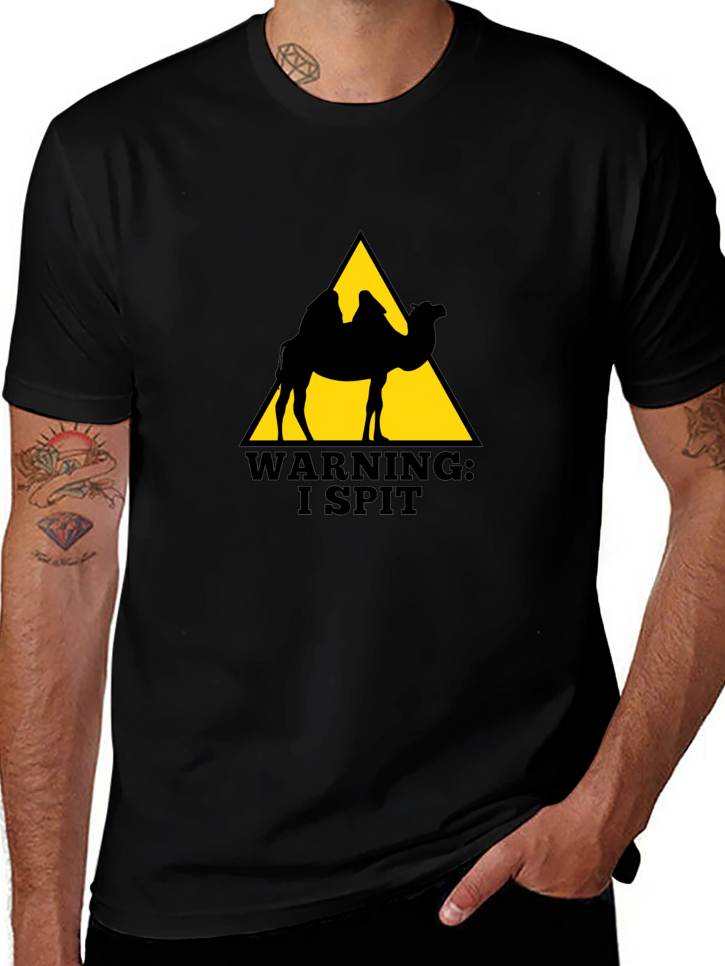 Warning Camel Spit T-Shirt