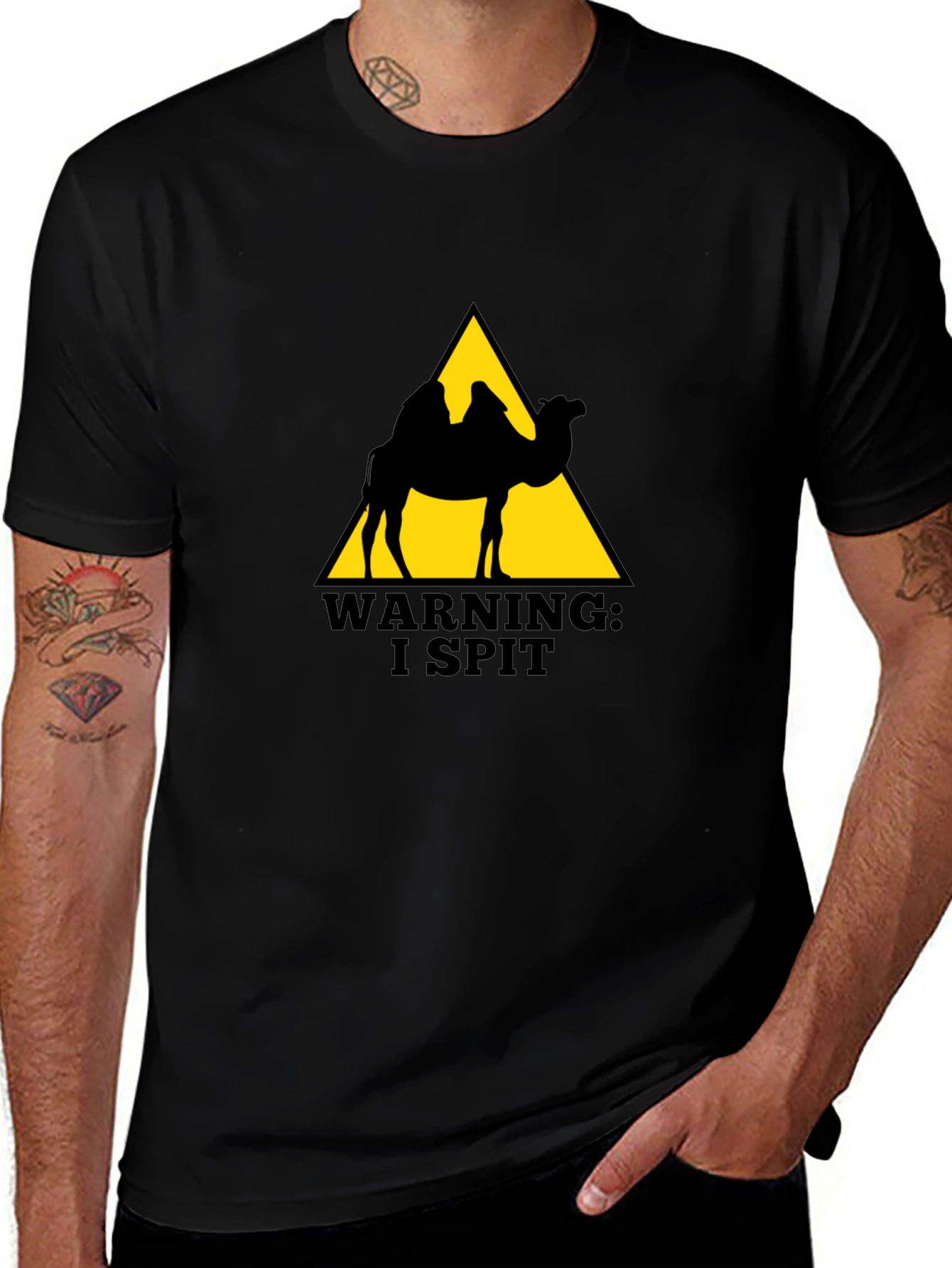 Warning Camel Spit T-Shirt