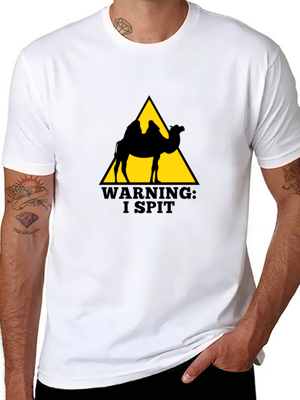 Warning Camel Spit T-Shirt