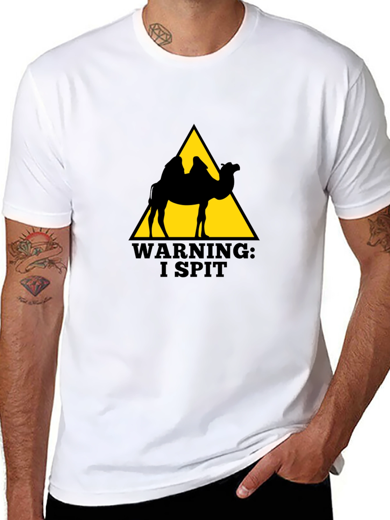 Warning Camel Spit T-Shirt
