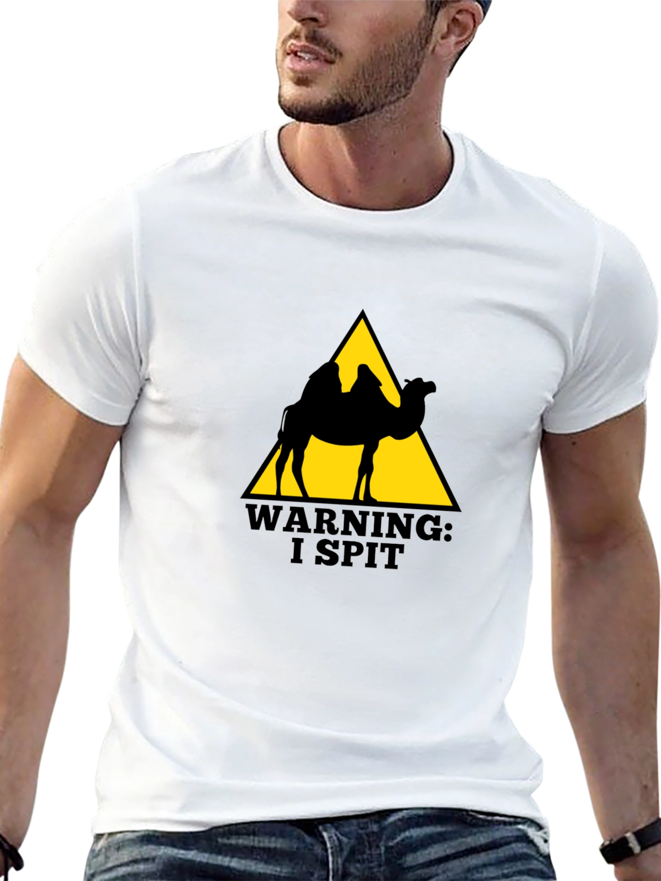 Warning Camel Spit T-Shirt