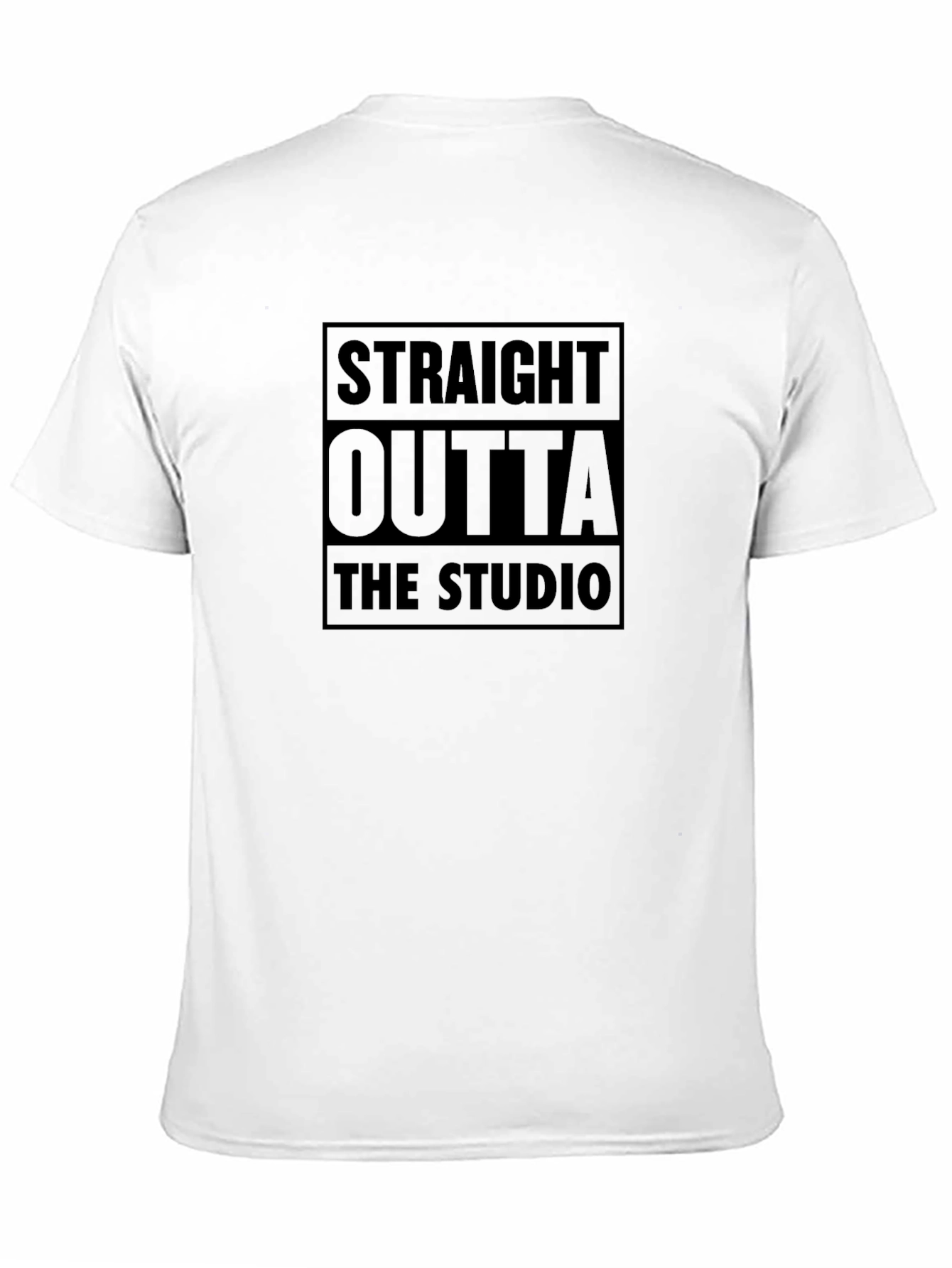 Straight Outta The Studio Black T-Shirt
