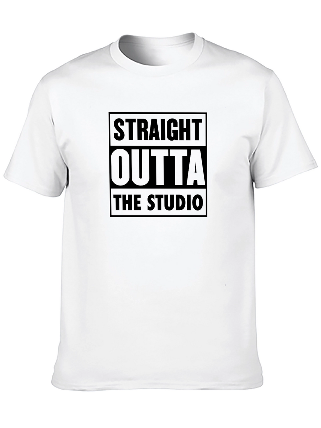 Straight Outta The Studio Black T-Shirt