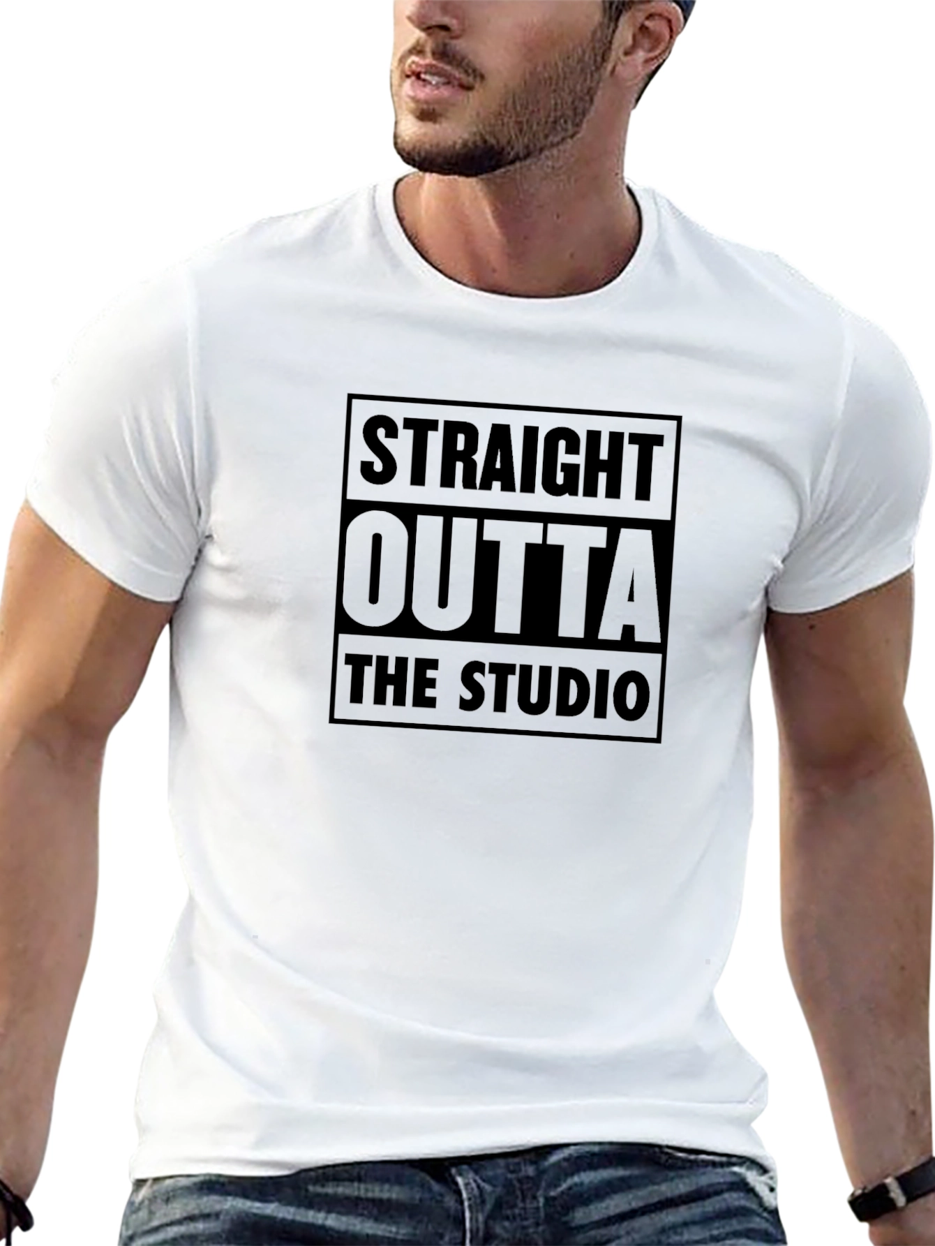 Straight Outta The Studio Black T-Shirt
