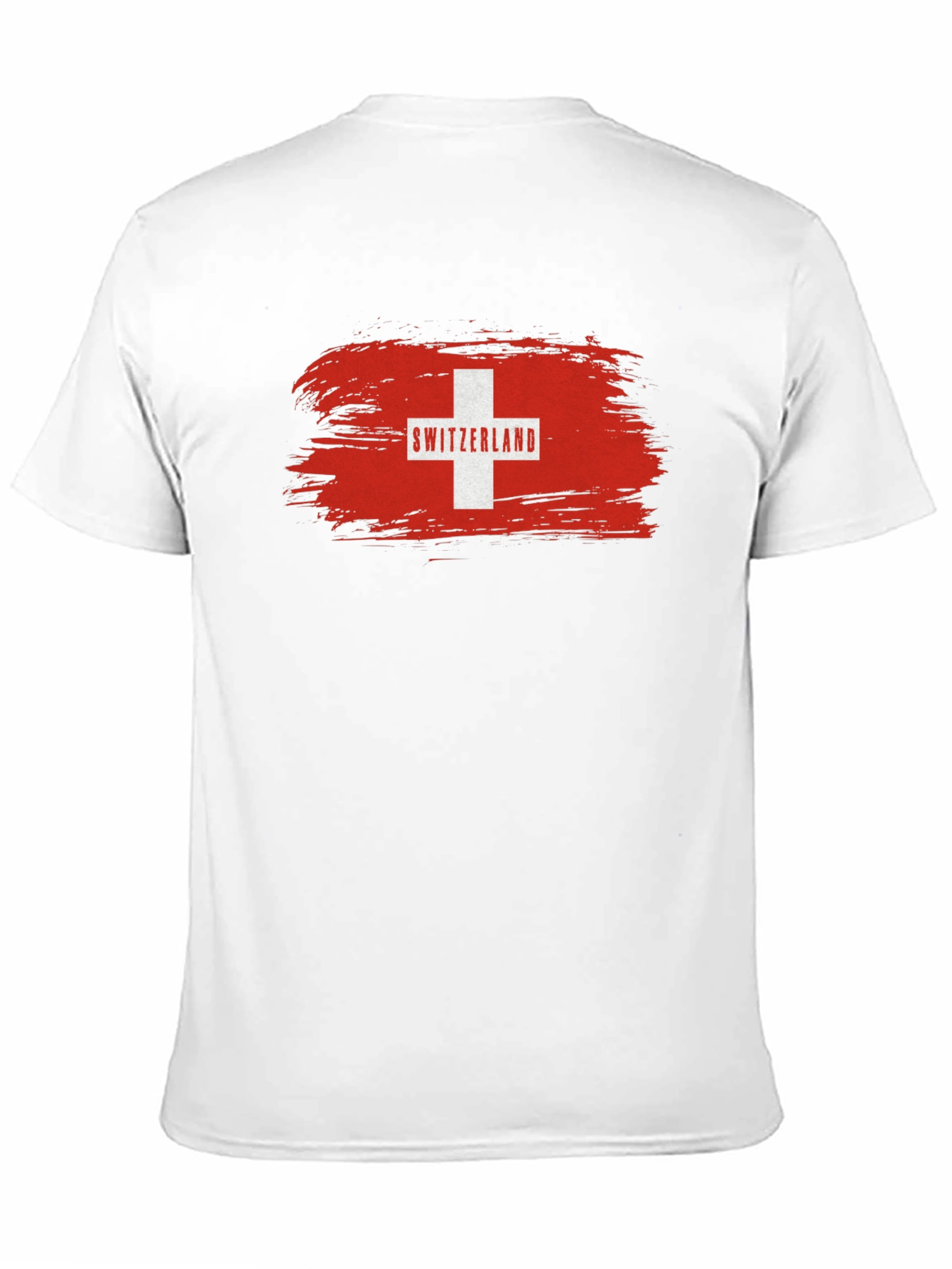 Switzerland Flag T-Shirt - Black Graphic Tee