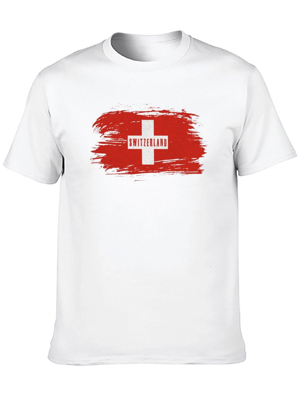 Switzerland Flag T-Shirt - Black Graphic Tee