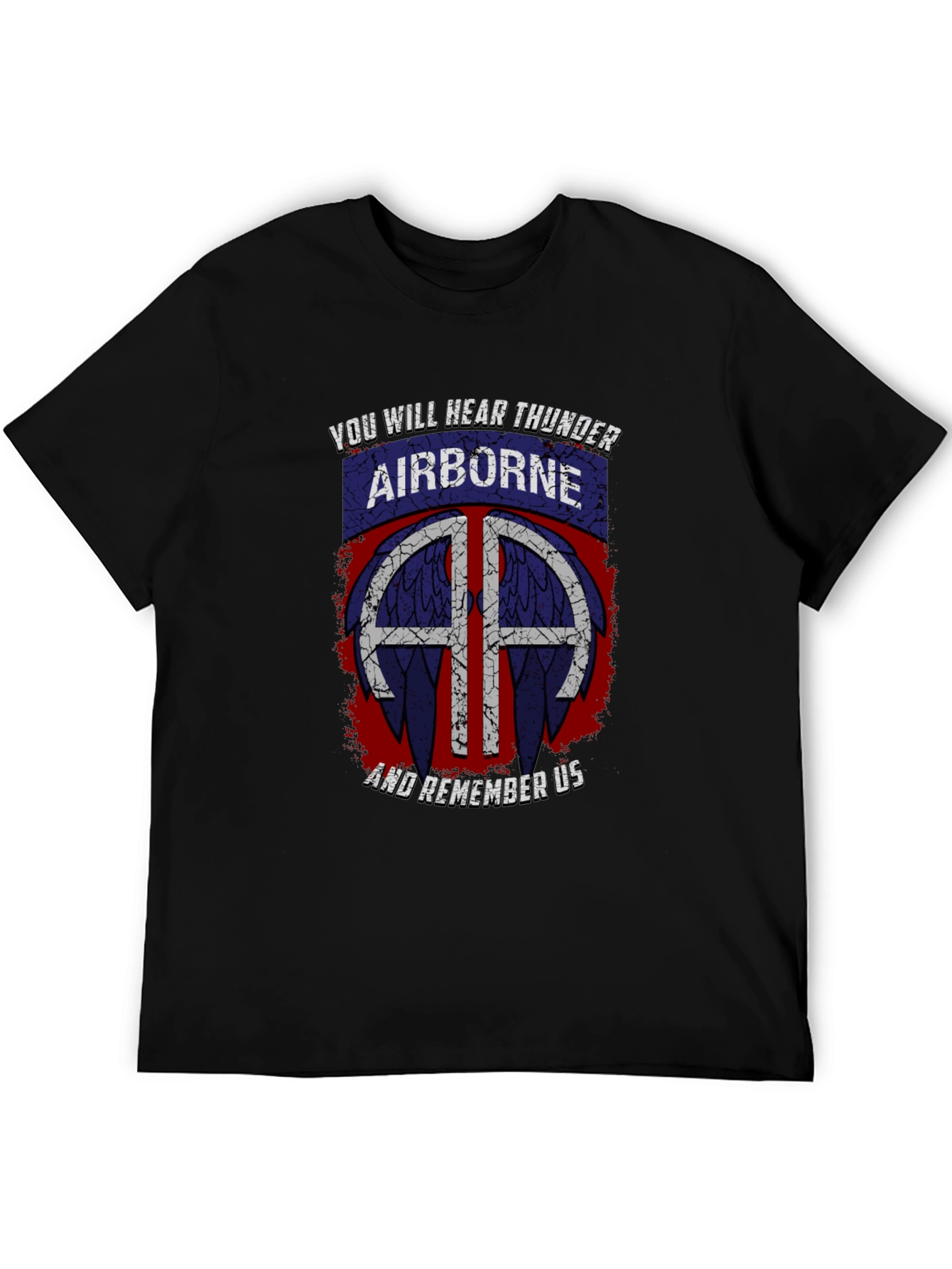 Airborne T-Shirt: You Will Hear Thunder - Military Pride