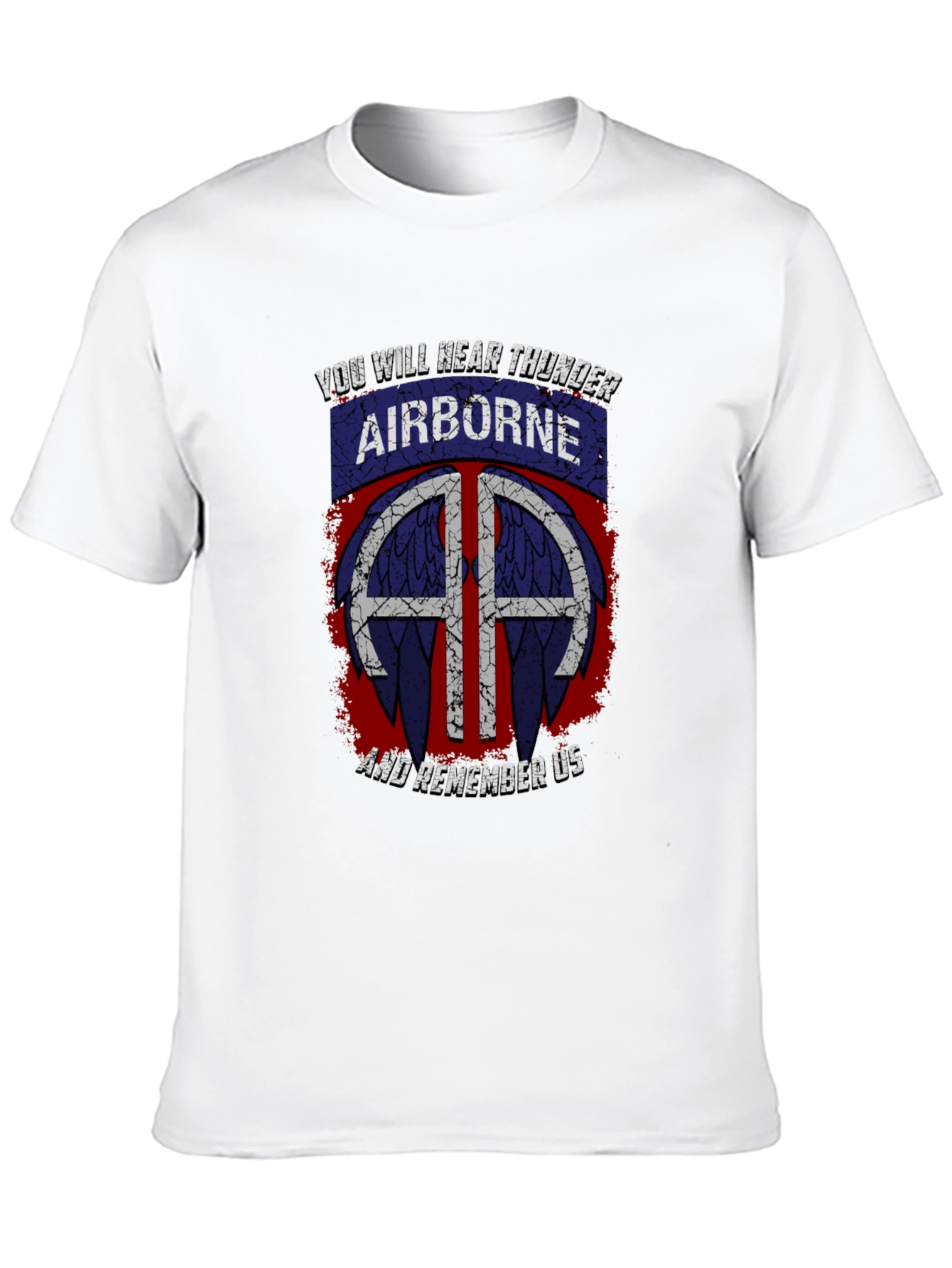 Airborne T-Shirt: You Will Hear Thunder - Military Pride