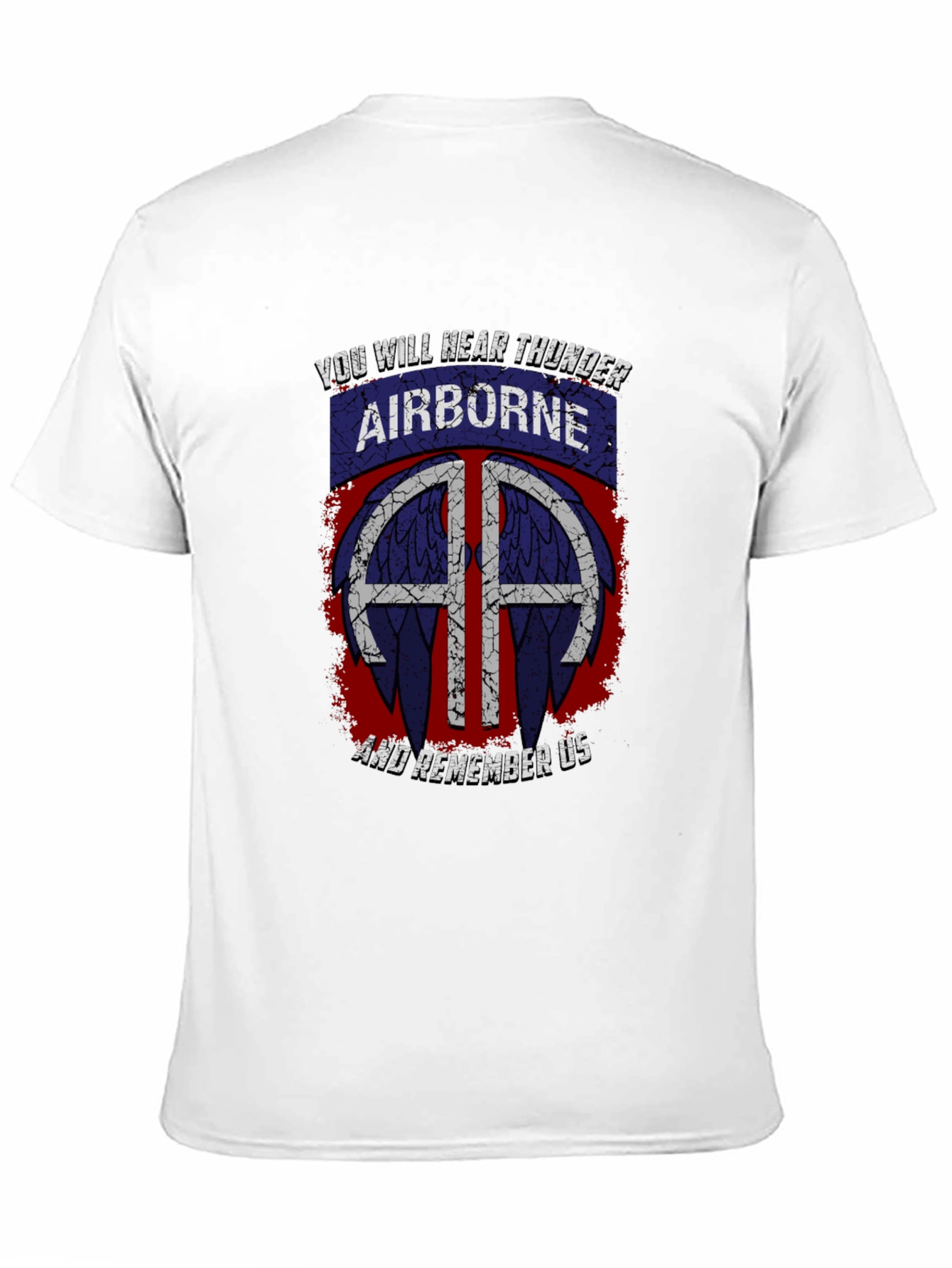 Airborne T-Shirt: You Will Hear Thunder - Military Pride