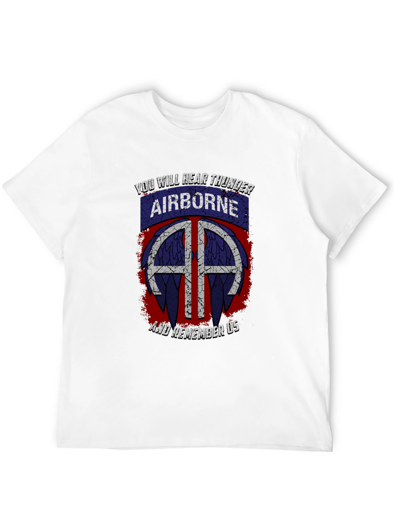 Airborne T-Shirt: You Will Hear Thunder - Military Pride