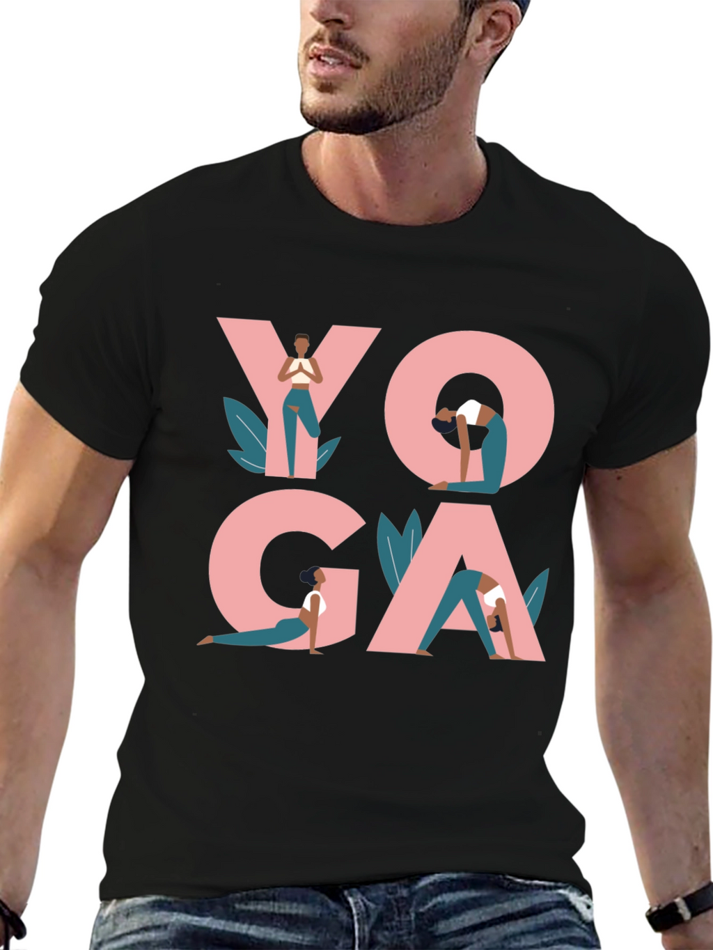 Yoga Pose Graphic T-Shirt
