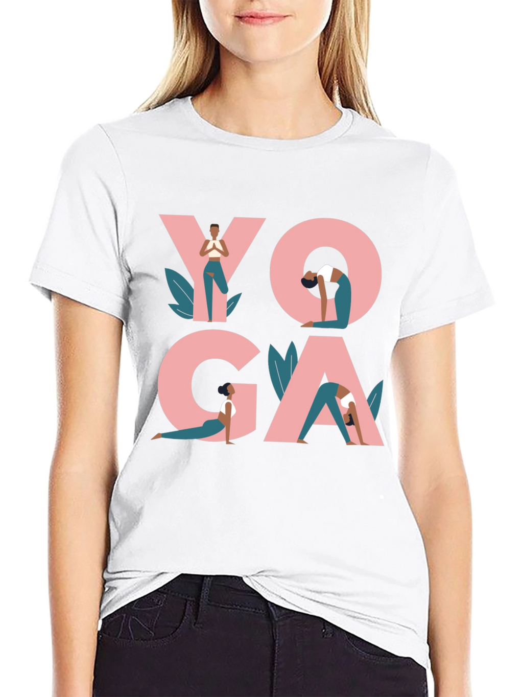 Yoga Pose Graphic T-Shirt