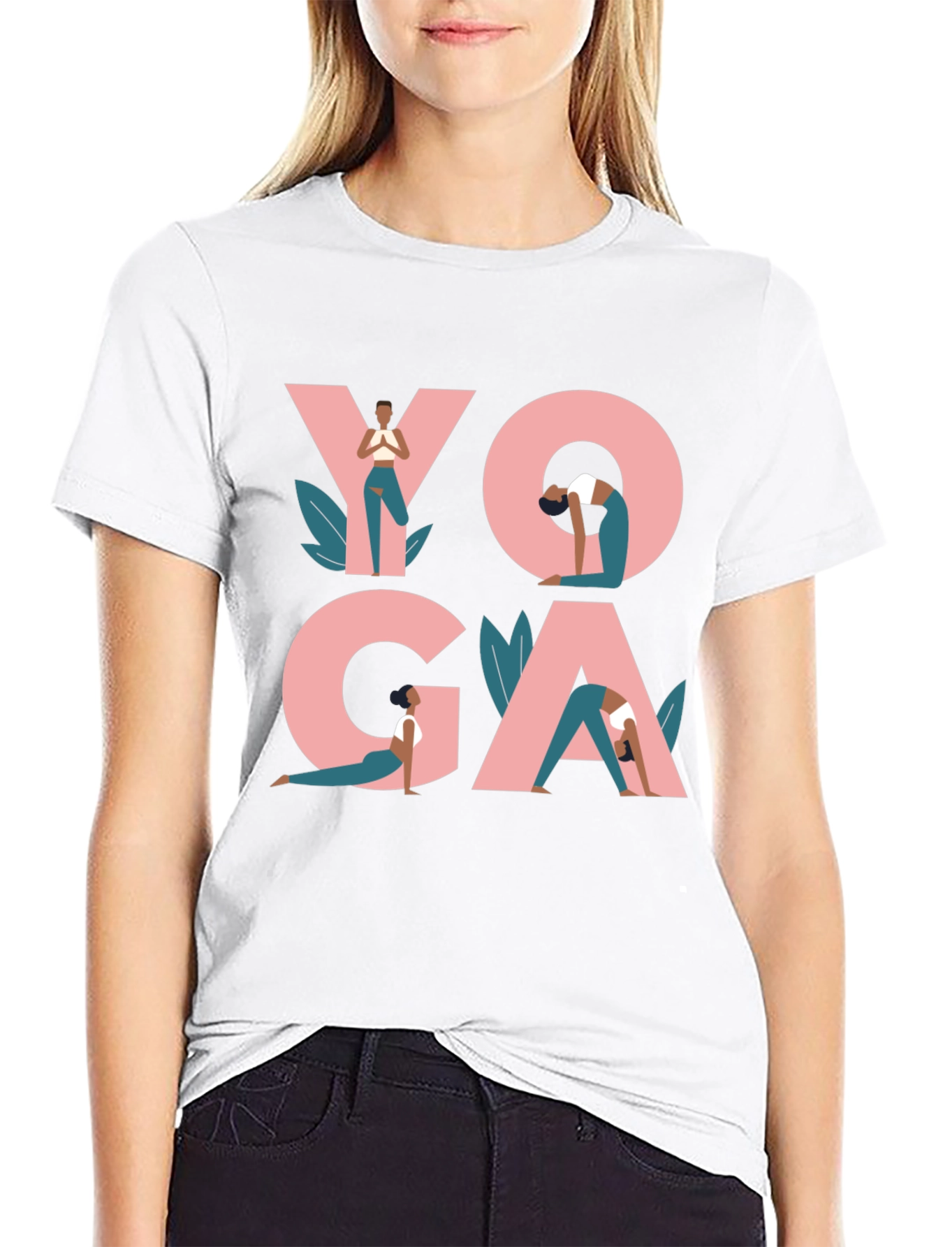 Yoga Pose Graphic T-Shirt