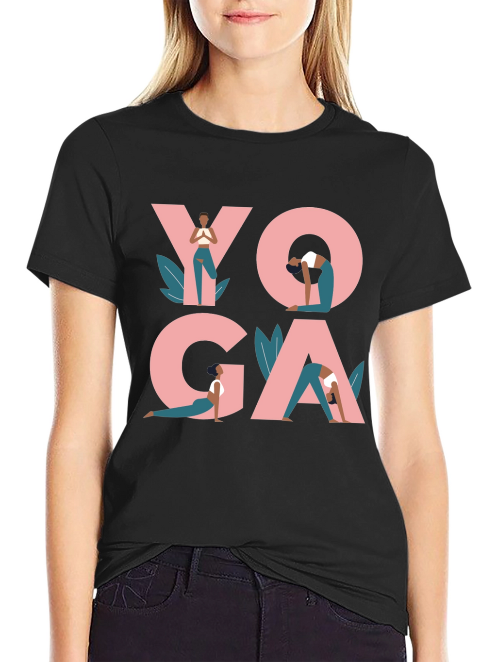 Yoga Pose Graphic T-Shirt